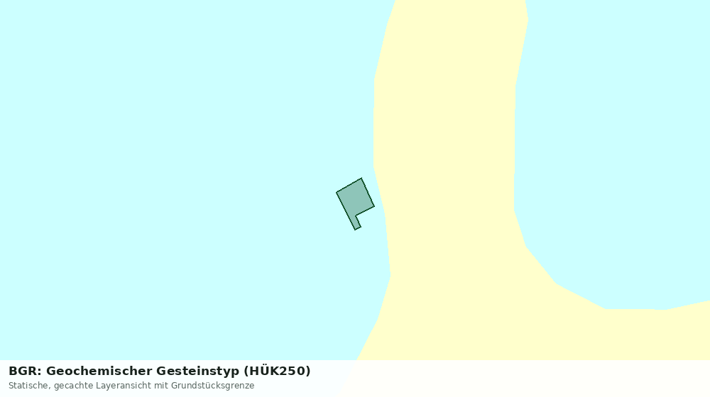 Statische Kartenansicht: BGR: Geochemischer Gesteinstyp (HÜK250)