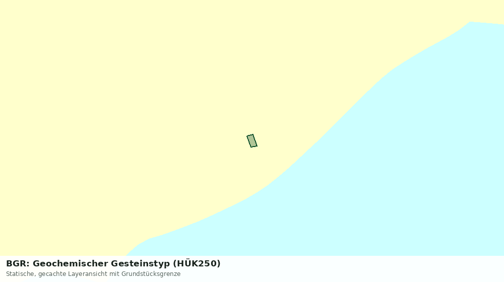 Statische Kartenansicht: BGR: Geochemischer Gesteinstyp (HÜK250)