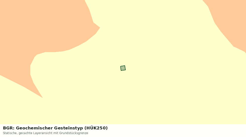 Statische Kartenansicht: BGR: Geochemischer Gesteinstyp (HÜK250)