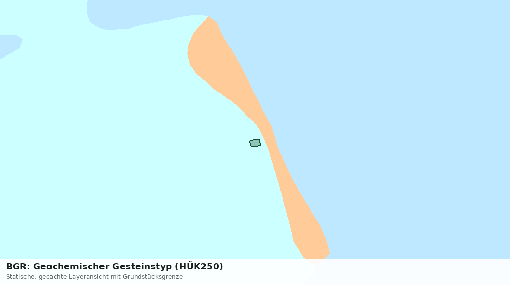 Statische Kartenansicht: BGR: Geochemischer Gesteinstyp (HÜK250)