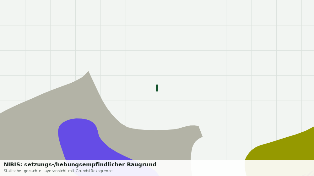 Statische Kartenansicht: NIBIS: setzungs-/hebungsempfindlicher Baugrund