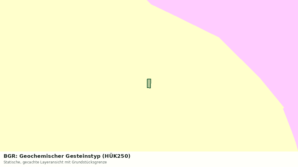 Statische Kartenansicht: BGR: Geochemischer Gesteinstyp (HÜK250)