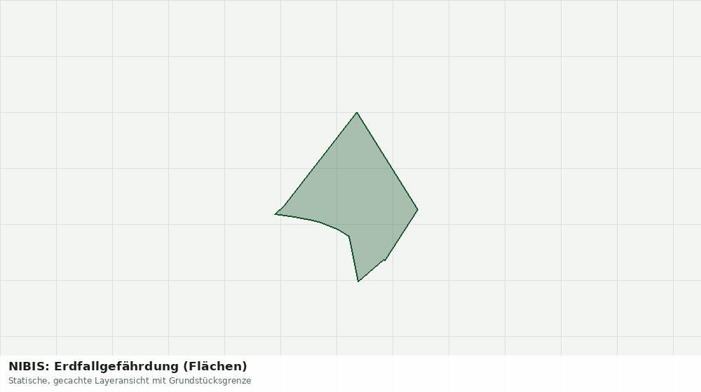 Statische Kartenansicht: NIBIS: Erdfallgefährdung (Flächen)
