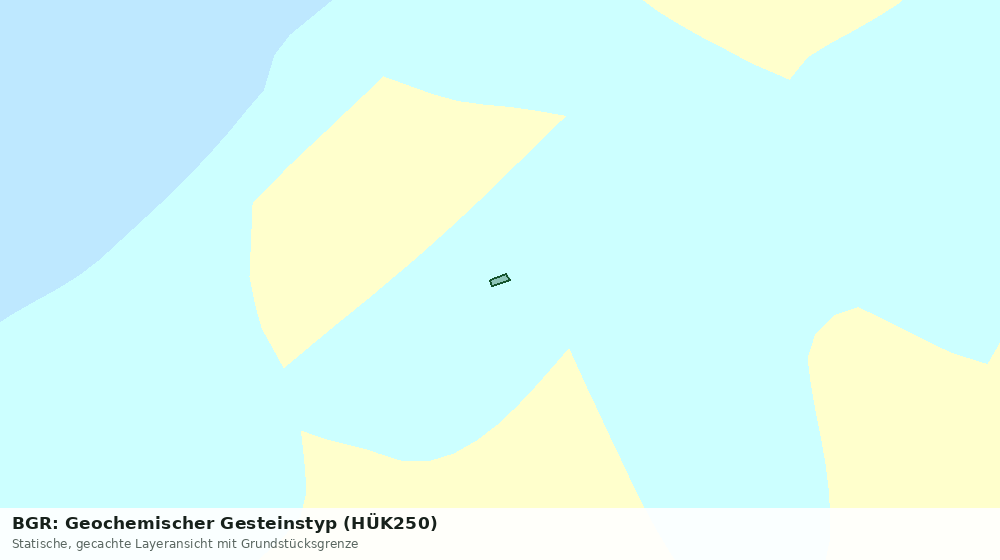 Statische Kartenansicht: BGR: Geochemischer Gesteinstyp (HÜK250)