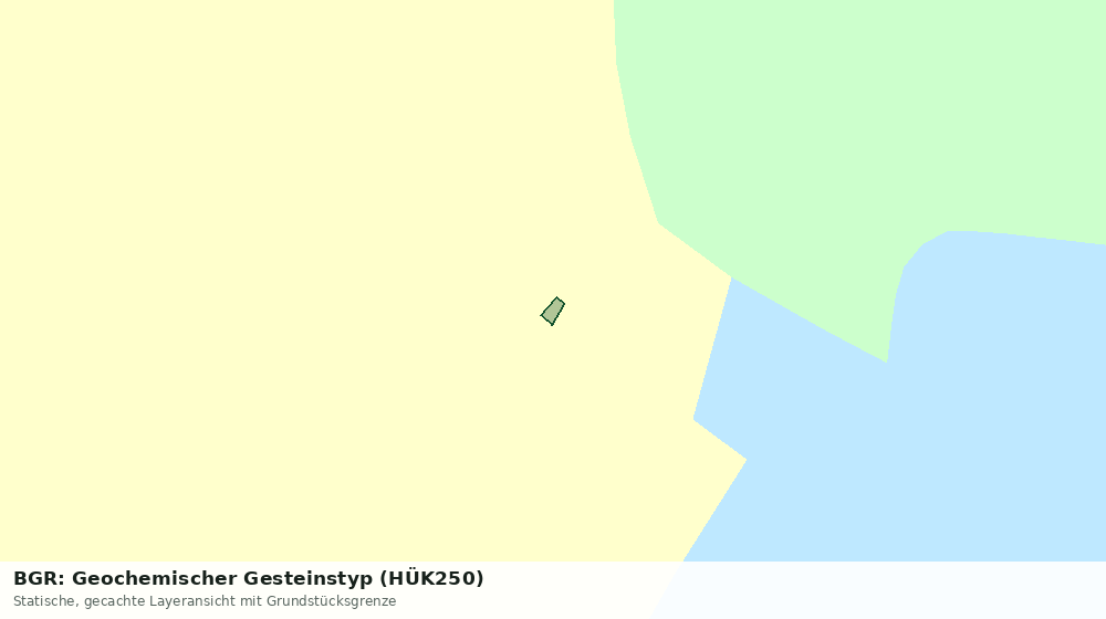 Statische Kartenansicht: BGR: Geochemischer Gesteinstyp (HÜK250)