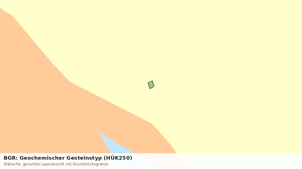 Statische Kartenansicht: BGR: Geochemischer Gesteinstyp (HÜK250)