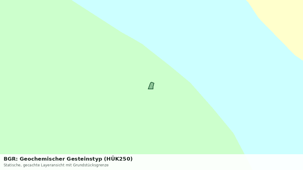 Statische Kartenansicht: BGR: Geochemischer Gesteinstyp (HÜK250)