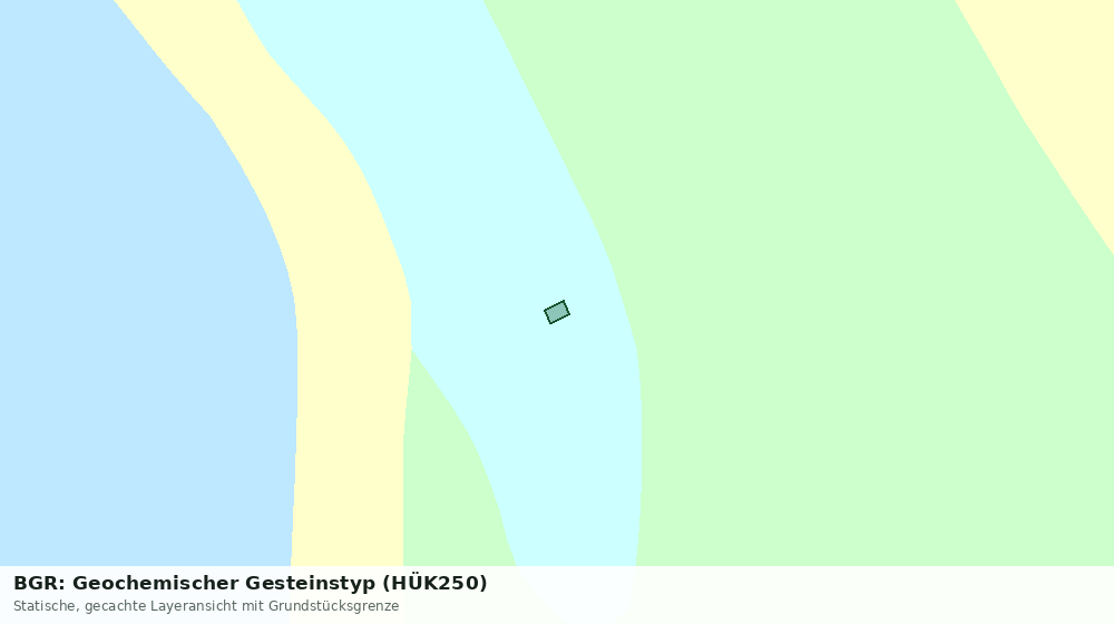 Statische Kartenansicht: BGR: Geochemischer Gesteinstyp (HÜK250)