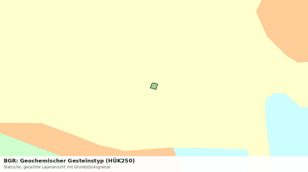 Statische Kartenansicht: BGR: Geochemischer Gesteinstyp (HÜK250)
