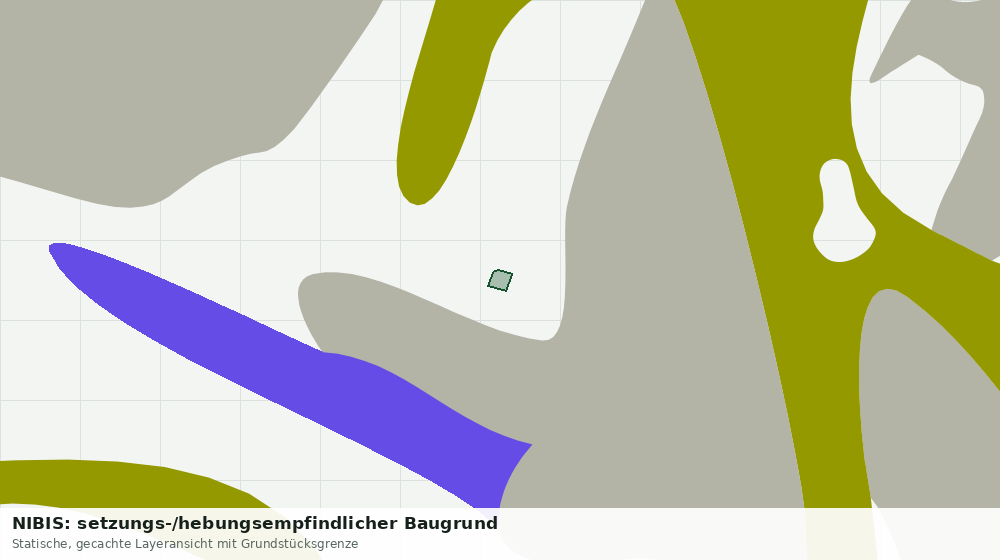 Statische Kartenansicht: NIBIS: setzungs-/hebungsempfindlicher Baugrund