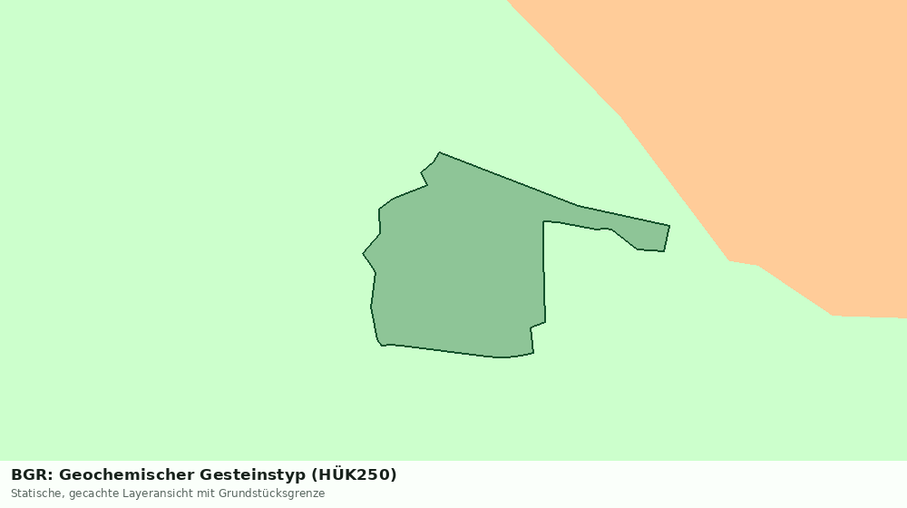 Statische Kartenansicht: BGR: Geochemischer Gesteinstyp (HÜK250)