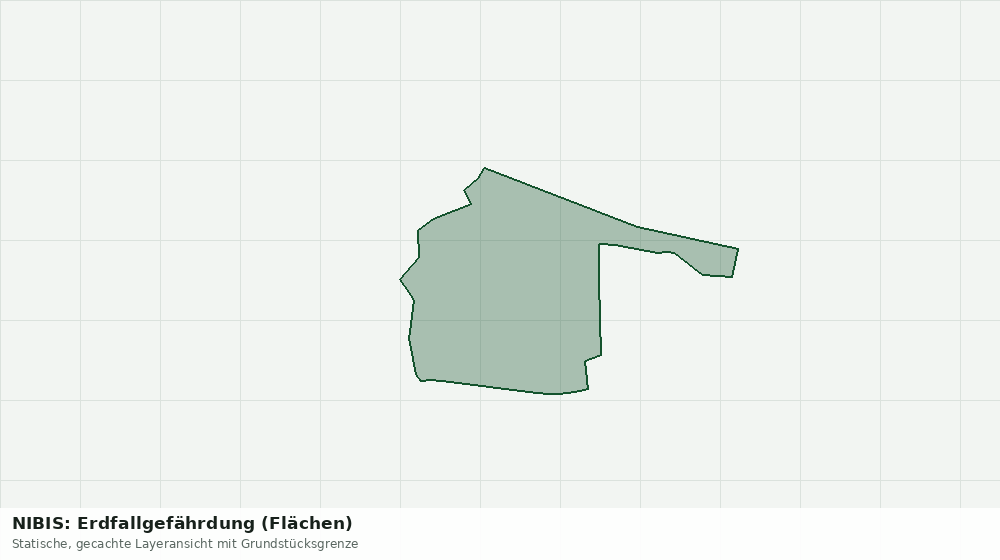 Statische Kartenansicht: NIBIS: Erdfallgefährdung (Flächen)