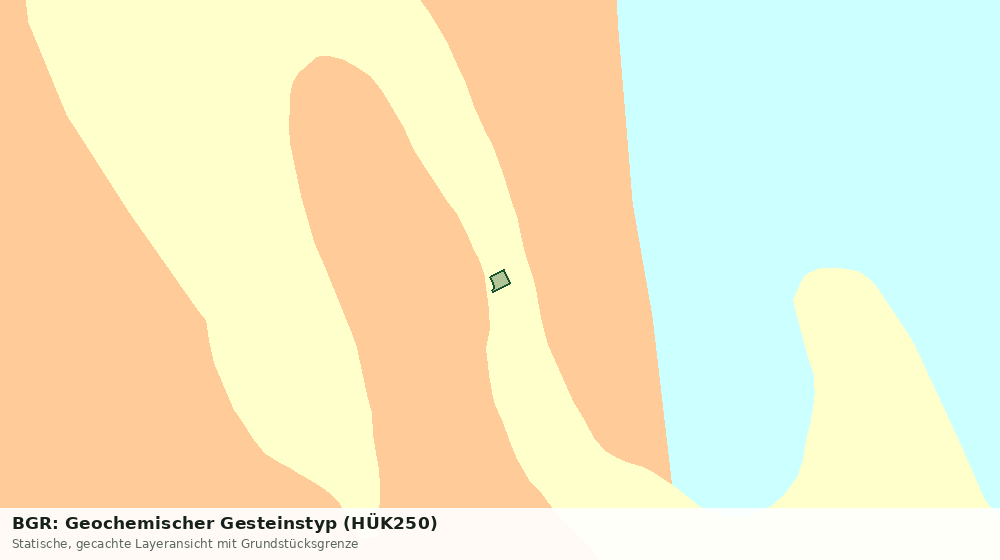 Statische Kartenansicht: BGR: Geochemischer Gesteinstyp (HÜK250)