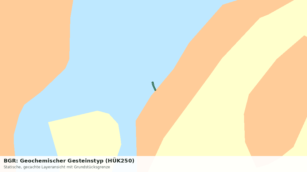 Statische Kartenansicht: BGR: Geochemischer Gesteinstyp (HÜK250)
