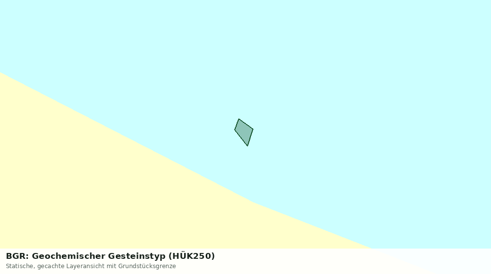 Statische Kartenansicht: BGR: Geochemischer Gesteinstyp (HÜK250)