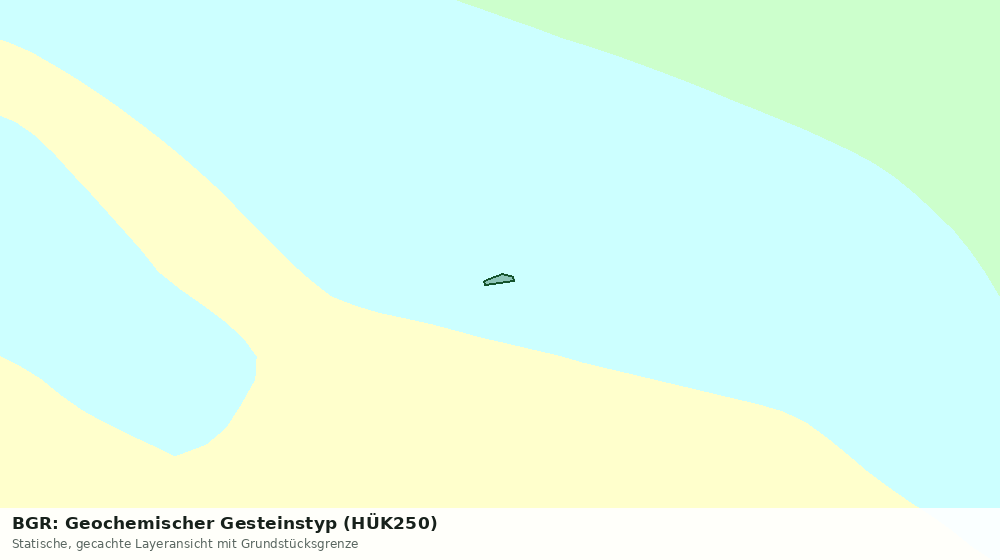 Statische Kartenansicht: BGR: Geochemischer Gesteinstyp (HÜK250)