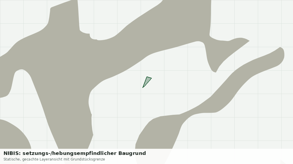 Statische Kartenansicht: NIBIS: setzungs-/hebungsempfindlicher Baugrund