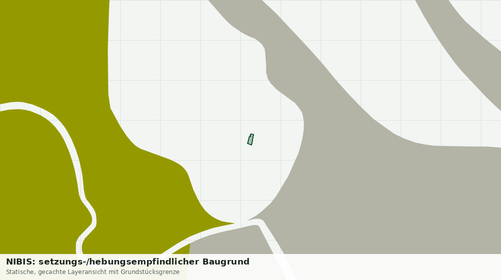 Statische Kartenansicht: NIBIS: setzungs-/hebungsempfindlicher Baugrund