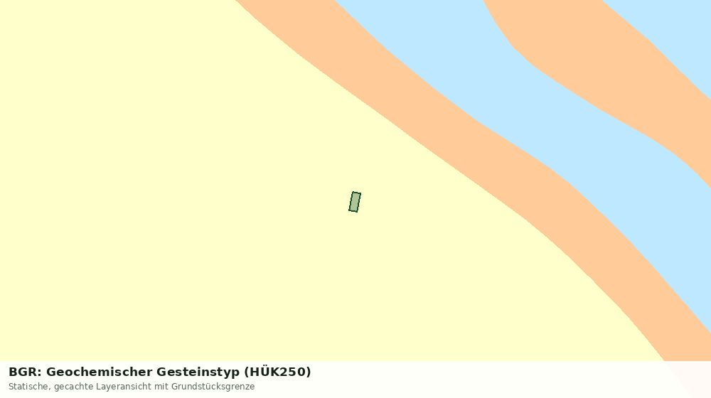 Statische Kartenansicht: BGR: Geochemischer Gesteinstyp (HÜK250)