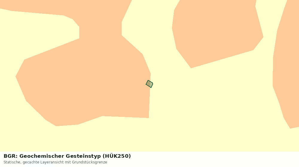 Statische Kartenansicht: BGR: Geochemischer Gesteinstyp (HÜK250)