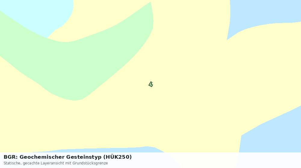 Statische Kartenansicht: BGR: Geochemischer Gesteinstyp (HÜK250)