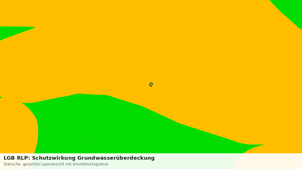 Statische Kartenansicht: LGB RLP: Schutzwirkung Grundwasserüberdeckung