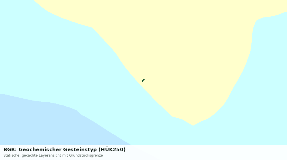 Statische Kartenansicht: BGR: Geochemischer Gesteinstyp (HÜK250)