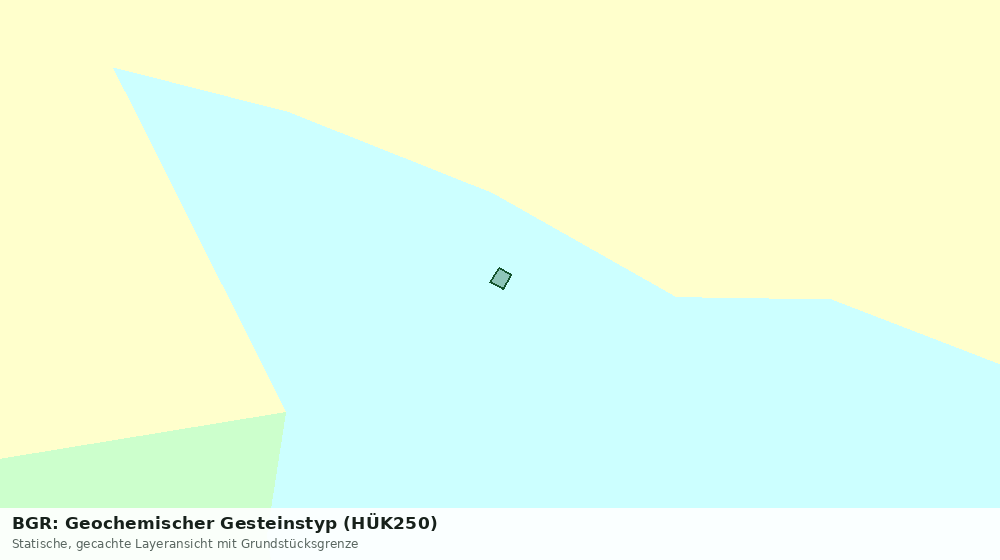 Statische Kartenansicht: BGR: Geochemischer Gesteinstyp (HÜK250)
