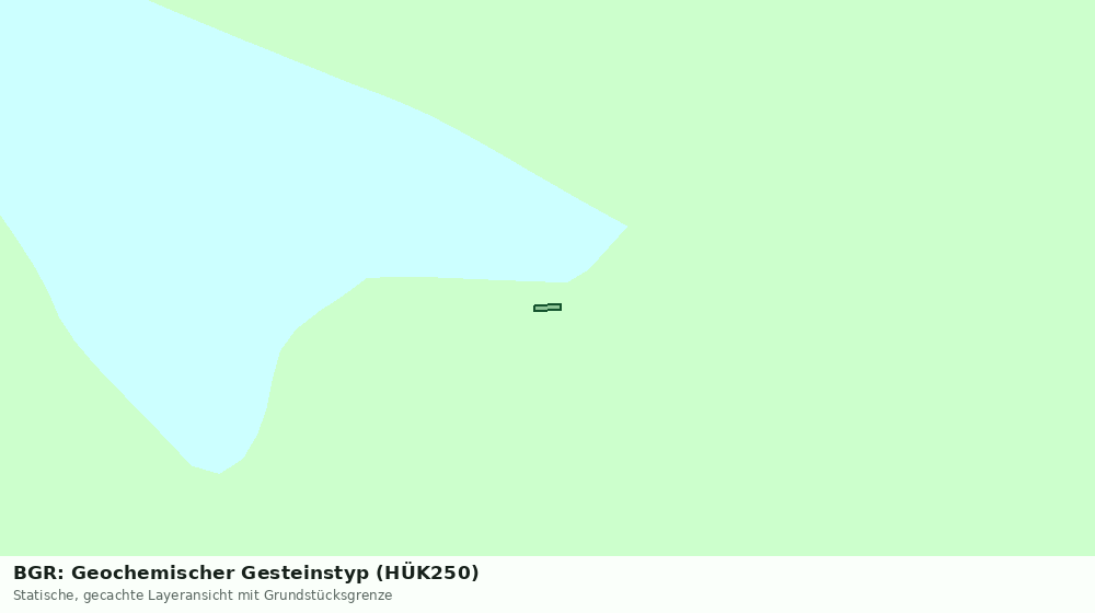 Statische Kartenansicht: BGR: Geochemischer Gesteinstyp (HÜK250)