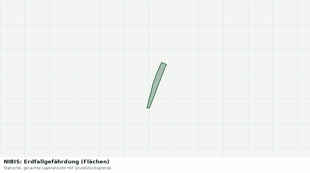 Statische Kartenansicht: NIBIS: Erdfallgefährdung (Flächen)