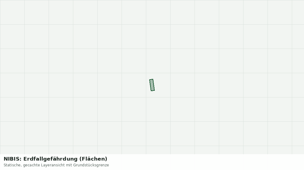 Statische Kartenansicht: NIBIS: Erdfallgefährdung (Flächen)