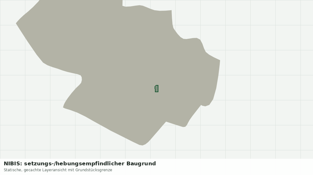 Statische Kartenansicht: NIBIS: setzungs-/hebungsempfindlicher Baugrund