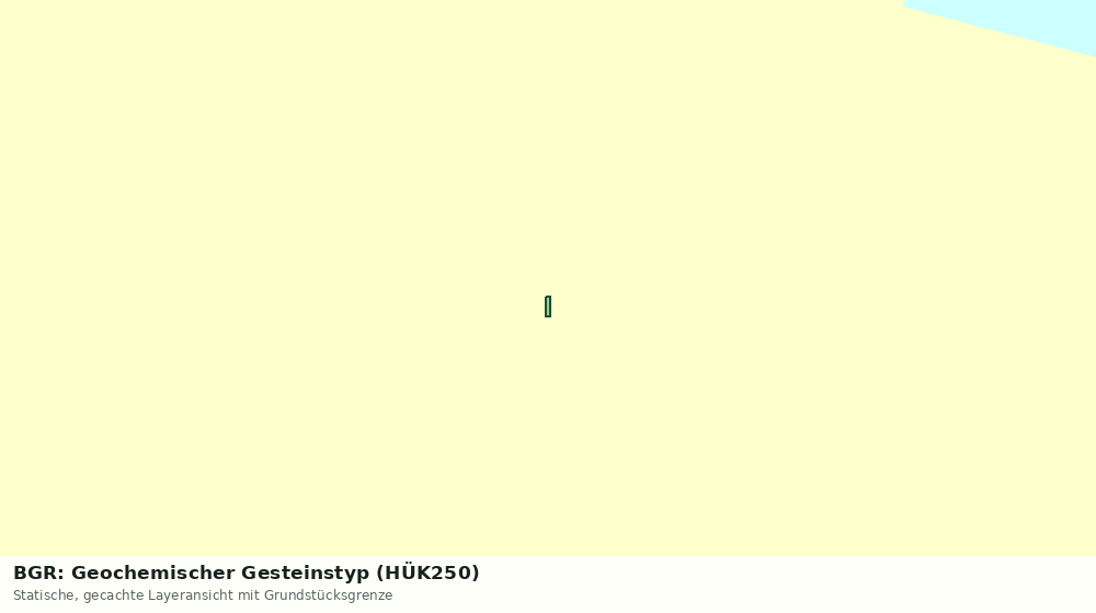 Statische Kartenansicht: BGR: Geochemischer Gesteinstyp (HÜK250)