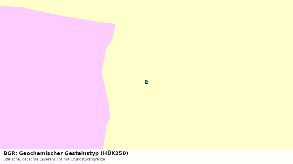Statische Kartenansicht: BGR: Geochemischer Gesteinstyp (HÜK250)