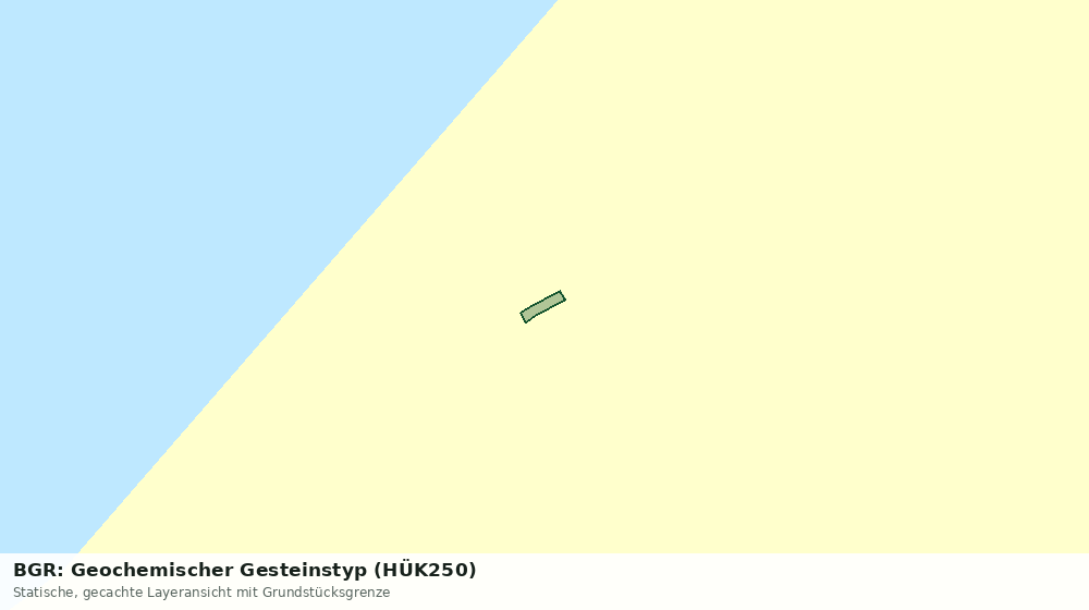 Statische Kartenansicht: BGR: Geochemischer Gesteinstyp (HÜK250)