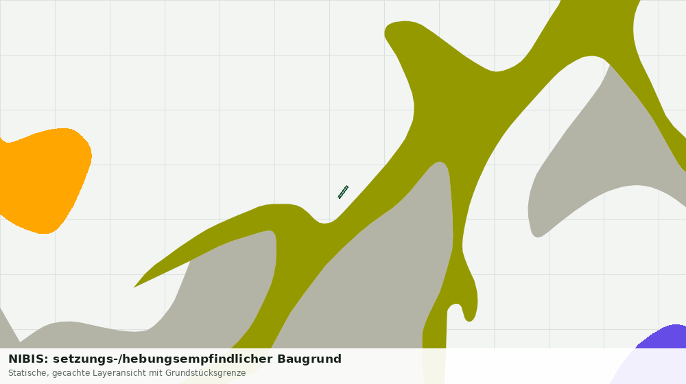 Statische Kartenansicht: NIBIS: setzungs-/hebungsempfindlicher Baugrund