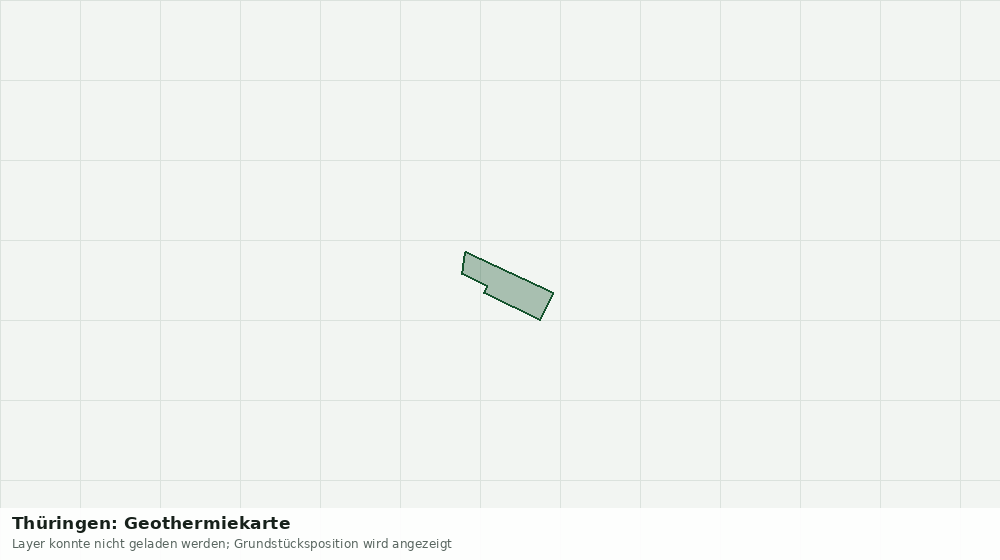Statische Kartenansicht: Thüringen: Geothermiekarte