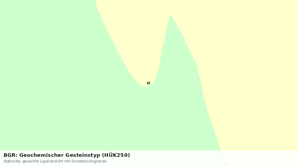 Statische Kartenansicht: BGR: Geochemischer Gesteinstyp (HÜK250)
