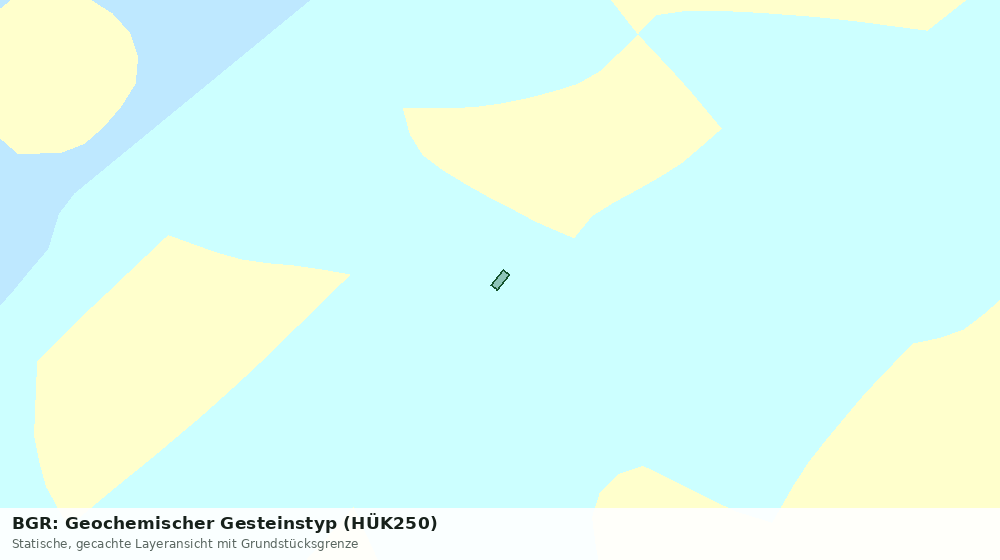 Statische Kartenansicht: BGR: Geochemischer Gesteinstyp (HÜK250)