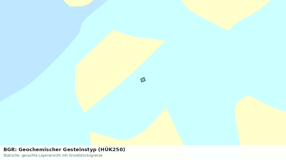 Statische Kartenansicht: BGR: Geochemischer Gesteinstyp (HÜK250)
