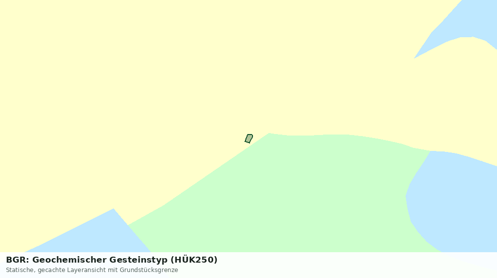 Statische Kartenansicht: BGR: Geochemischer Gesteinstyp (HÜK250)