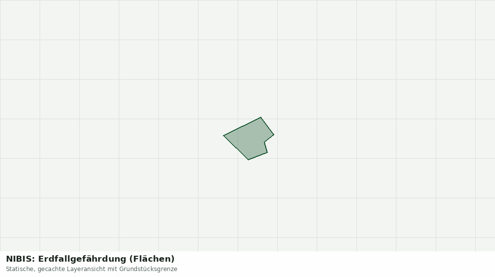 Statische Kartenansicht: NIBIS: Erdfallgefährdung (Flächen)