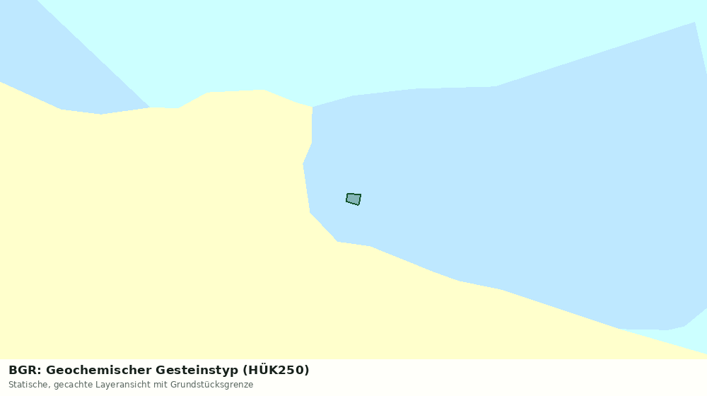 Statische Kartenansicht: BGR: Geochemischer Gesteinstyp (HÜK250)