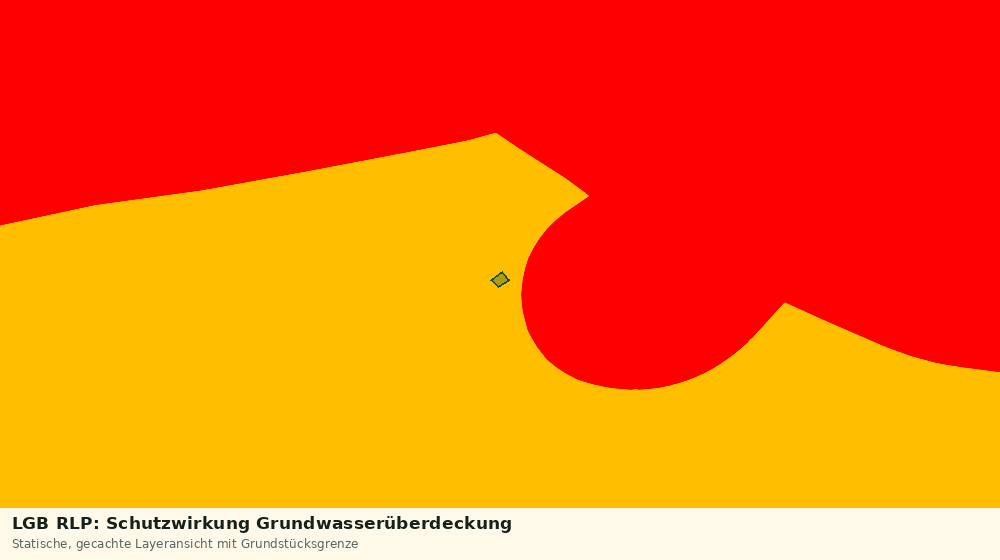 Statische Kartenansicht: LGB RLP: Schutzwirkung Grundwasserüberdeckung