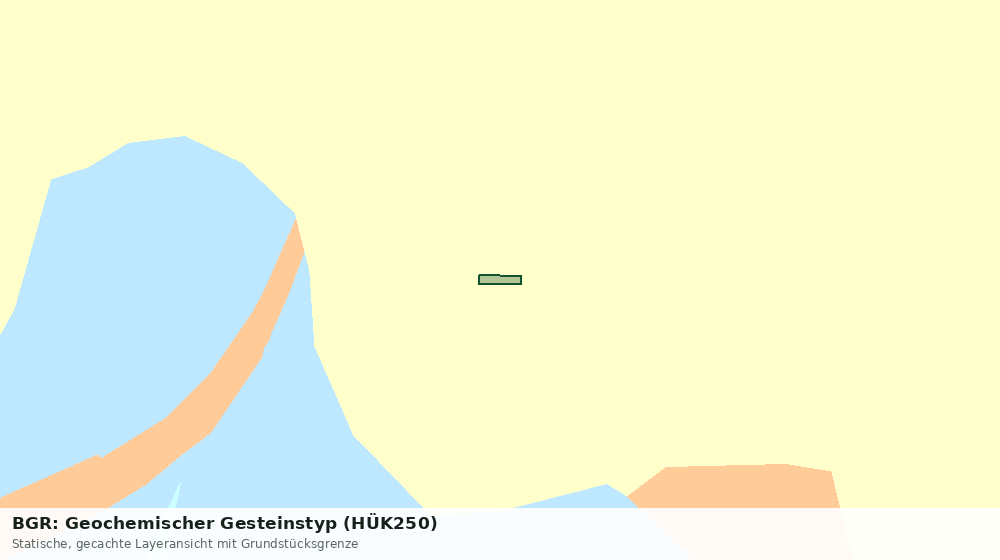 Statische Kartenansicht: BGR: Geochemischer Gesteinstyp (HÜK250)