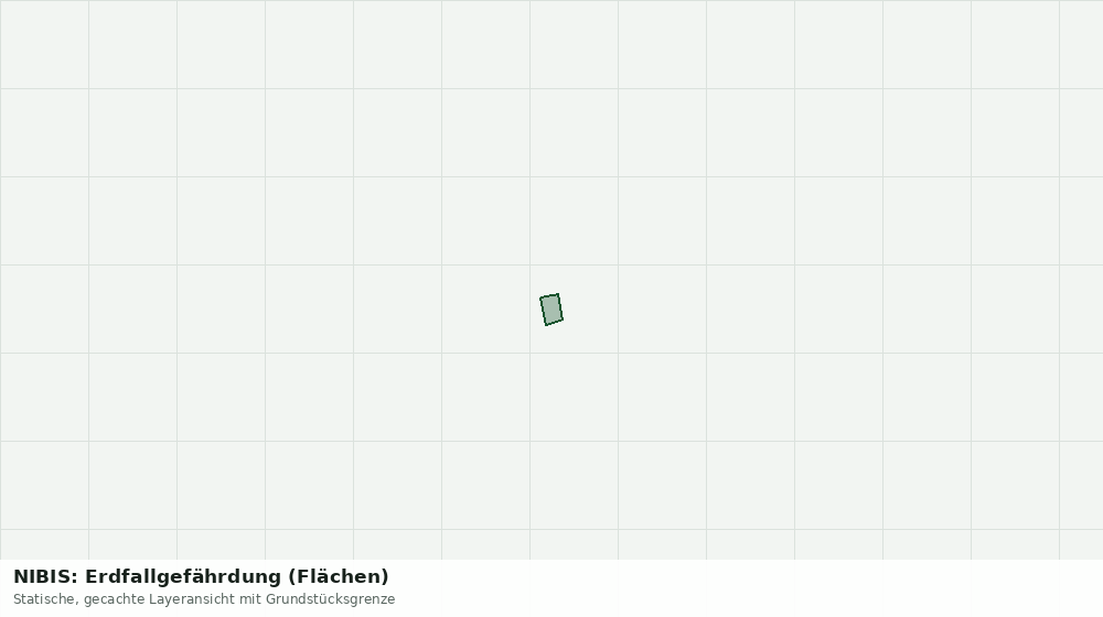 Statische Kartenansicht: NIBIS: Erdfallgefährdung (Flächen)