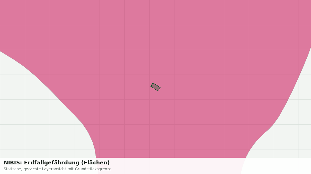 Statische Kartenansicht: NIBIS: Erdfallgefährdung (Flächen)