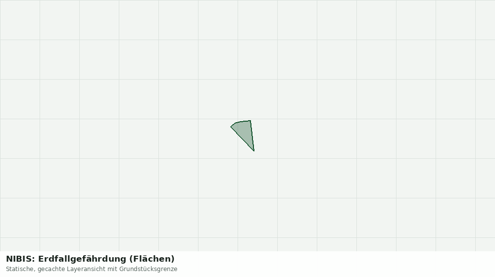 Statische Kartenansicht: NIBIS: Erdfallgefährdung (Flächen)