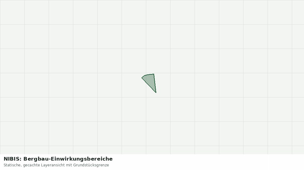 Statische Kartenansicht: NIBIS: Bergbau-Einwirkungsbereiche
