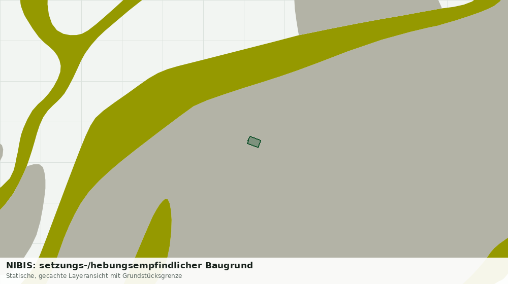 Statische Kartenansicht: NIBIS: setzungs-/hebungsempfindlicher Baugrund